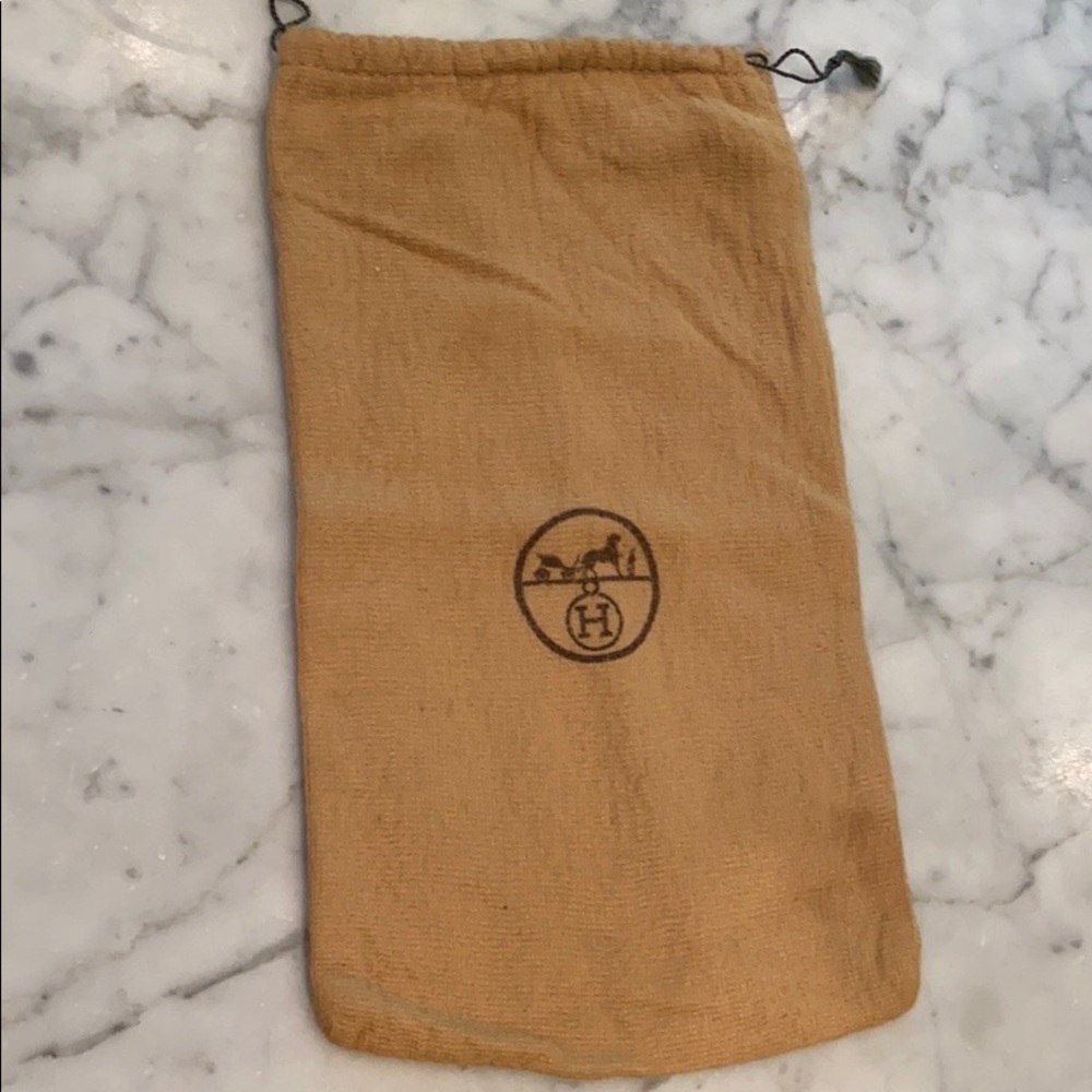 Vintage Herms Draw-String Bag - image 2